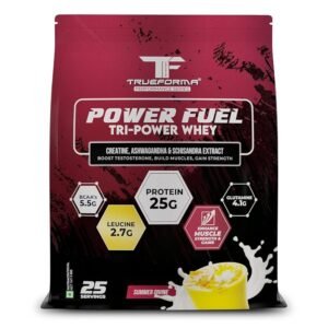 RUEFORMA Power Fuel Whey - (Creatine, Ashwagandha & Schisandra Extract) Whey Protein  (1 kg, Summer Divine)