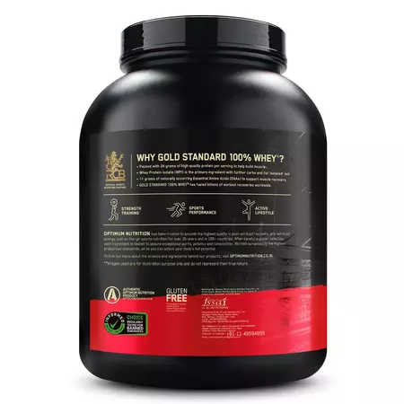 Gold Standard 100% Whey Protein Powder | Double Rich Chocolate | 5 lbs - Image 2
